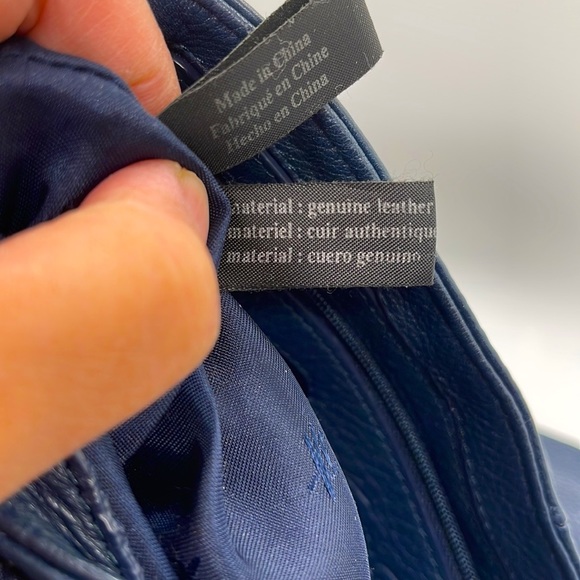 Unique Kenneth Cole New York Genuine Leather Shoulder Bag - Picture 12 of 13